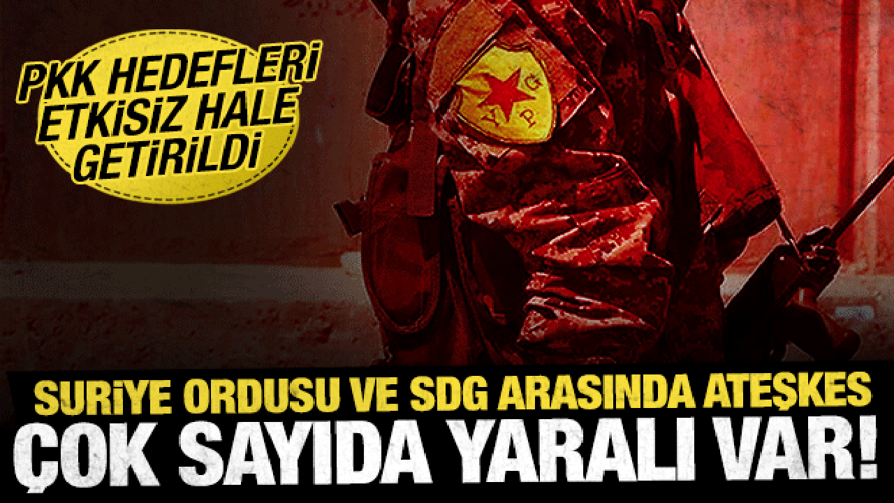 Suriye ordusu ile YPG/PKK arasında ateşkes sağlandı: 2 sivil öldü, 13 kişi yaralandı!