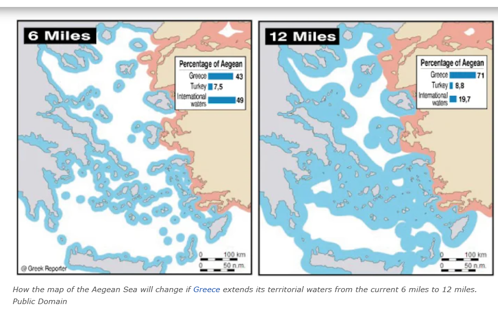 Yunanistan'ın Karasuları Genişletme Planı